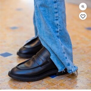 COPENHAGEN STUDIOS Vitello Mocassins épais noirs